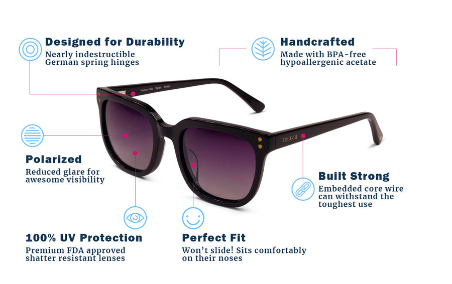 Dylan Polarized | Midnight Black