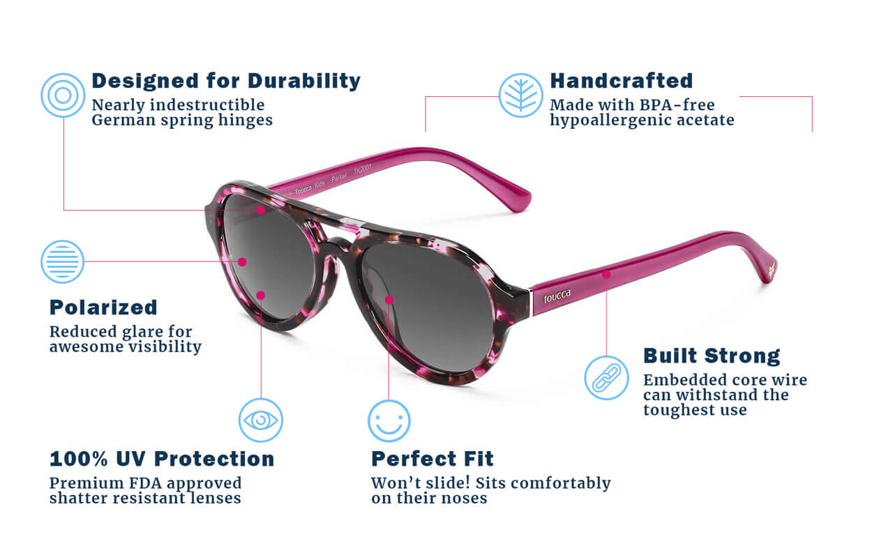 Stylish Polarized Aviator Sunglasses - Premium Quality - 100% UV Protection